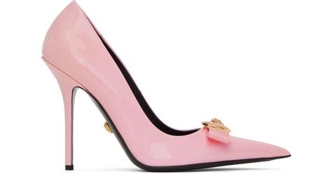 versace pink ribbon pump